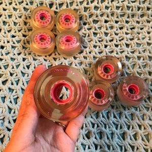 PINK MOXI GUMMY ROLLERSKATE WHEELS